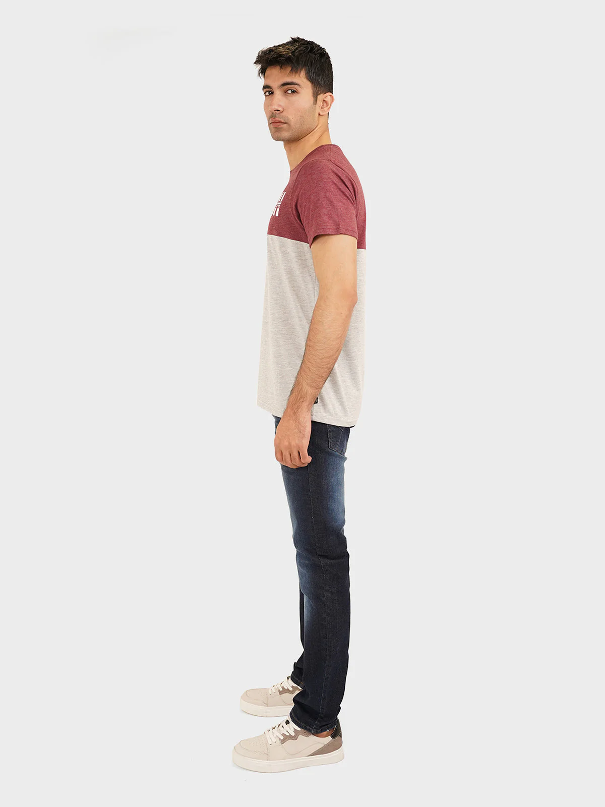 "GITANO" Crew Neck Slim Fit T-Shirt - Image 2