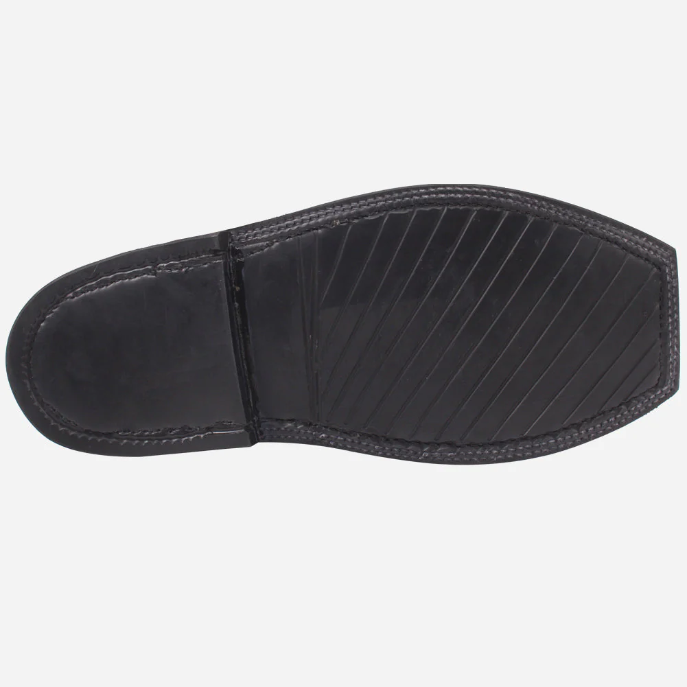 Mens "HADI" Leather Peep-toe Peshawari Sandals - Image 5