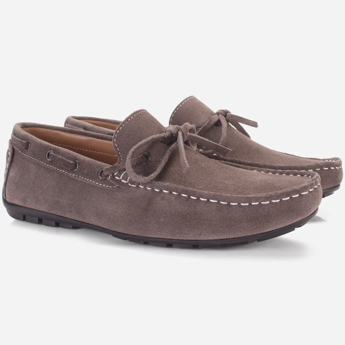 Mens "HUXY" Leather Slip-ons Moccasins - Image 2