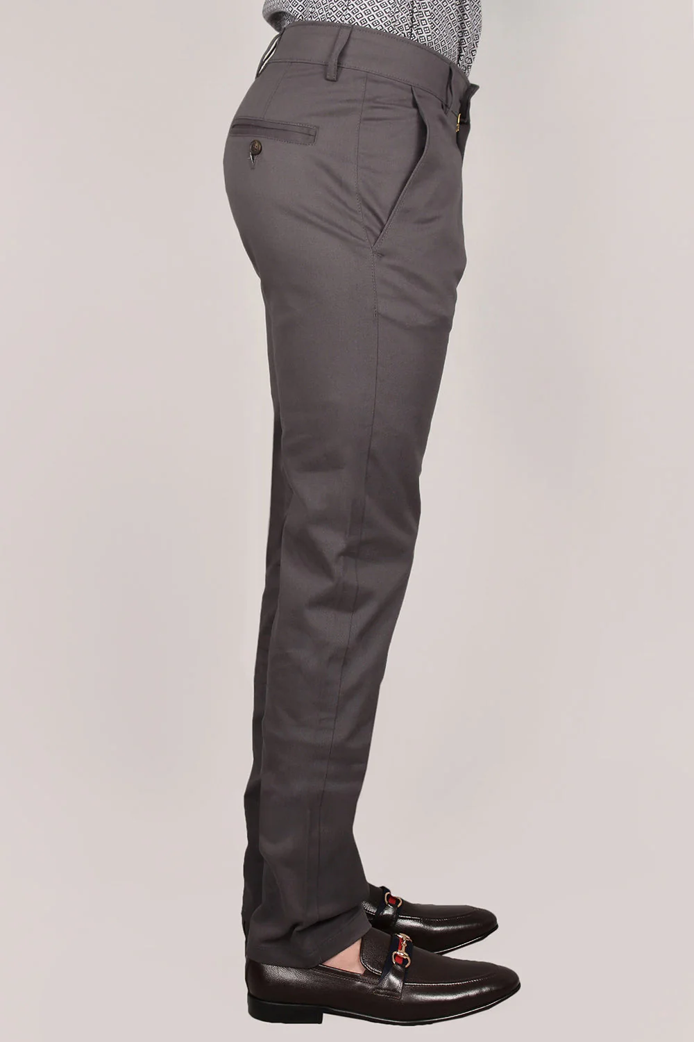 Men's "JASHUS" Plain Chino Casual Pant - Image 4