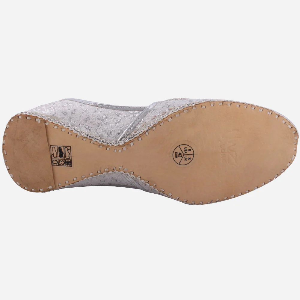 Mens ‘Jess’ Adorned Leather Flat Indian Khussa - Image 5