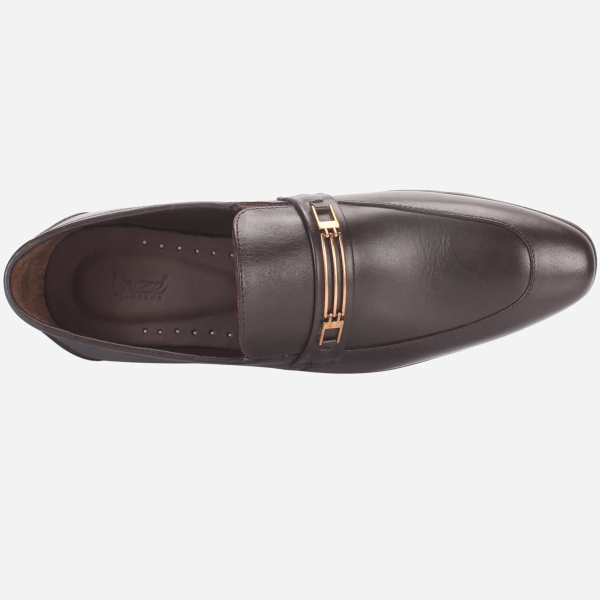 Mens "JOBAN" Leather Formal Slip-on Dress Shoes - Image 4