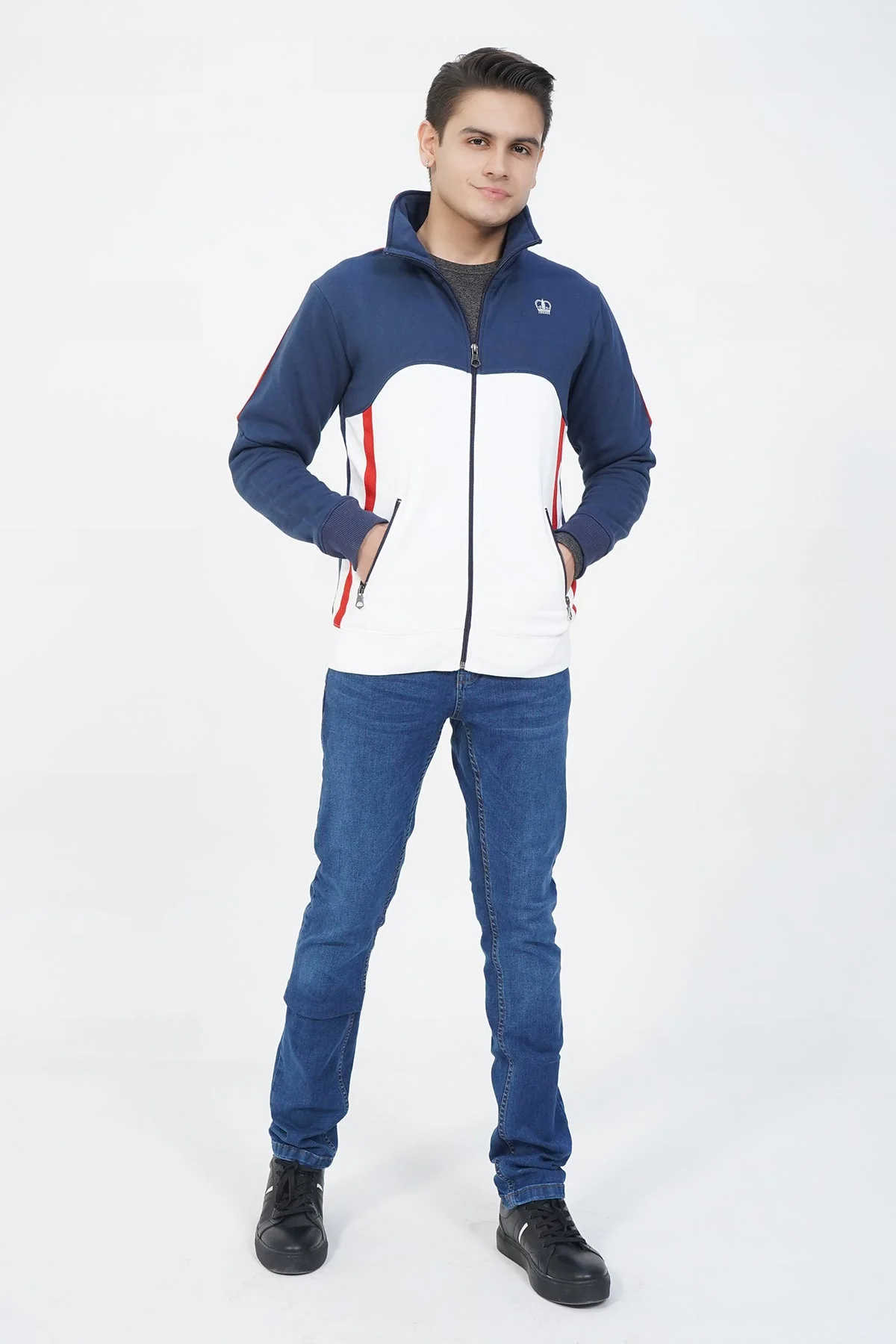 Mens "JONGSU" Winter Zipper Hoodies - Image 2