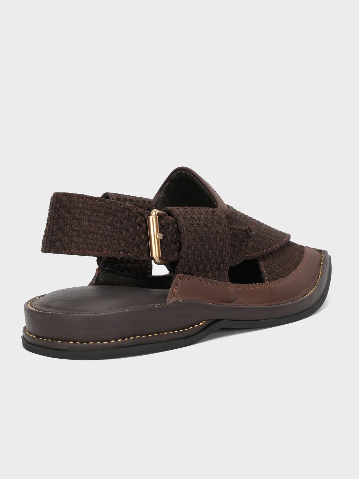 Mens "KIPP" Designer Leather Peshawari Sandals - Image 3