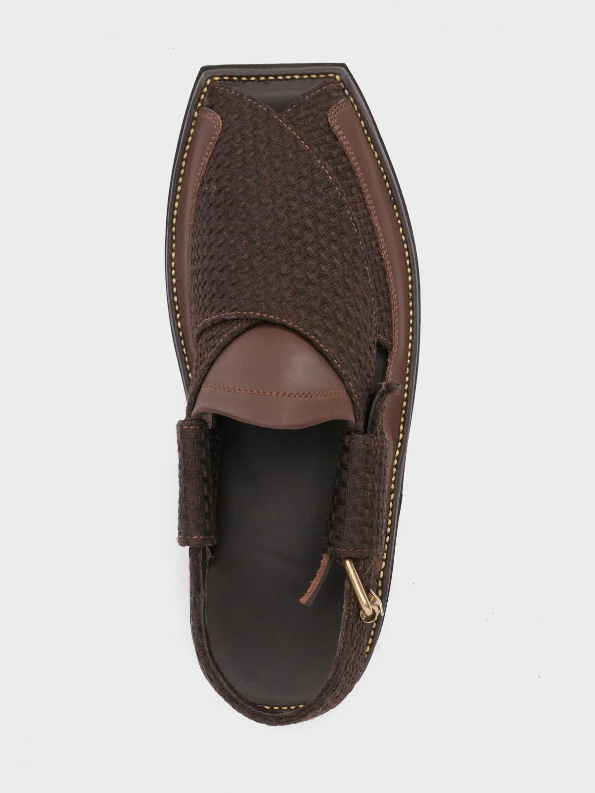 Mens "KIPP" Designer Leather Peshawari Sandals - Image 5