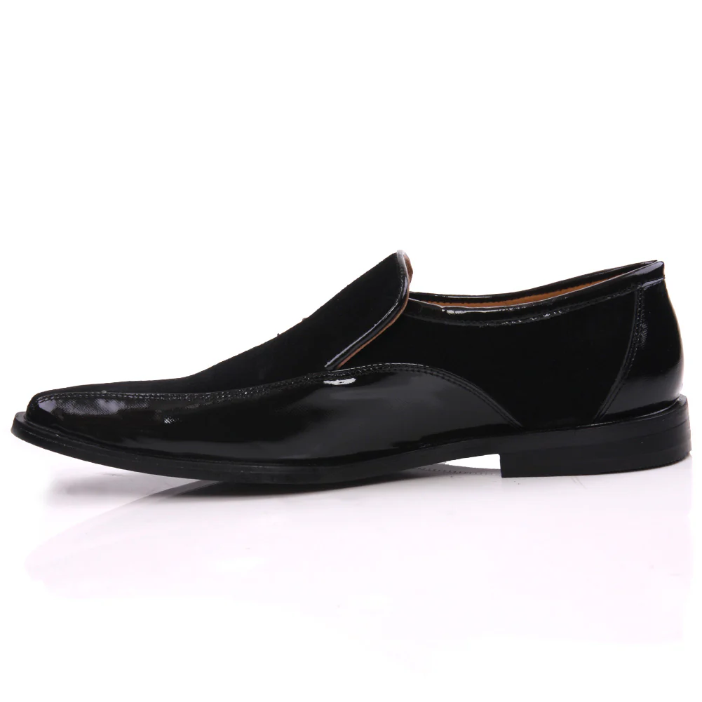 Mens Leather 'Prof' Office Party Slipons Shoes - Image 3