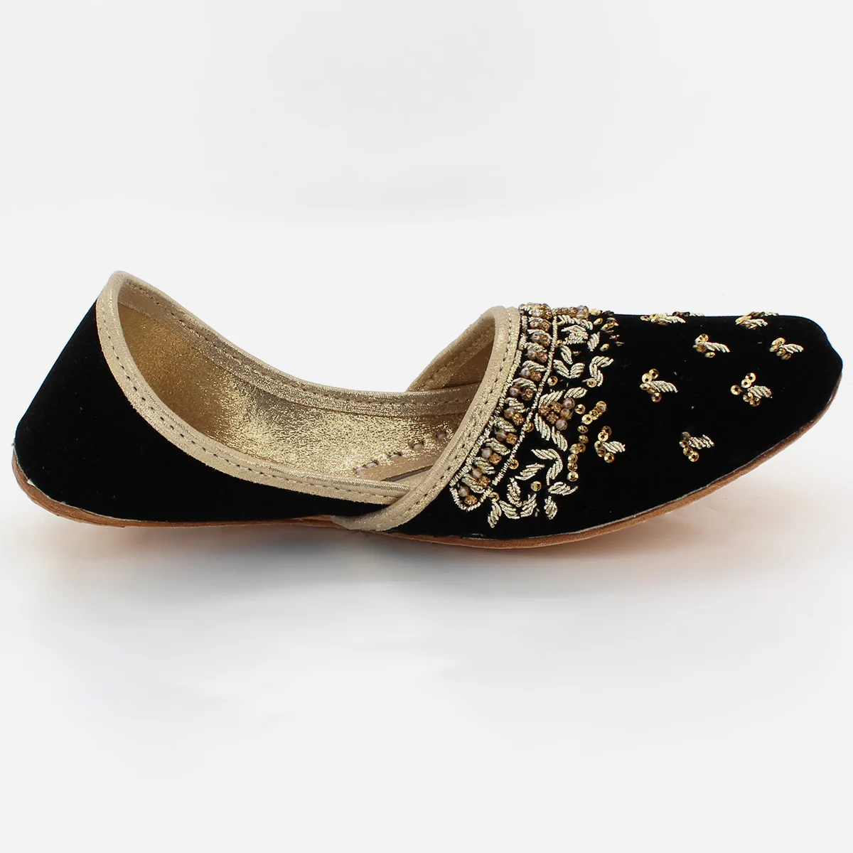 Mens “LIAM" Leather Embellished Indian Khussa - Image 2