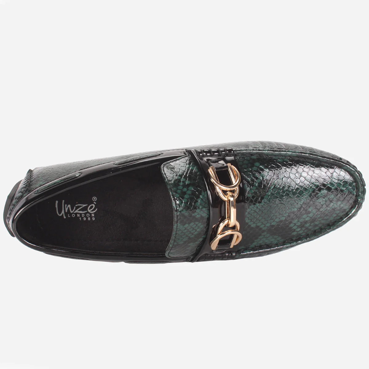 Mens "MARTIN" Textured Slide-in Loafers Shoes - Image 4