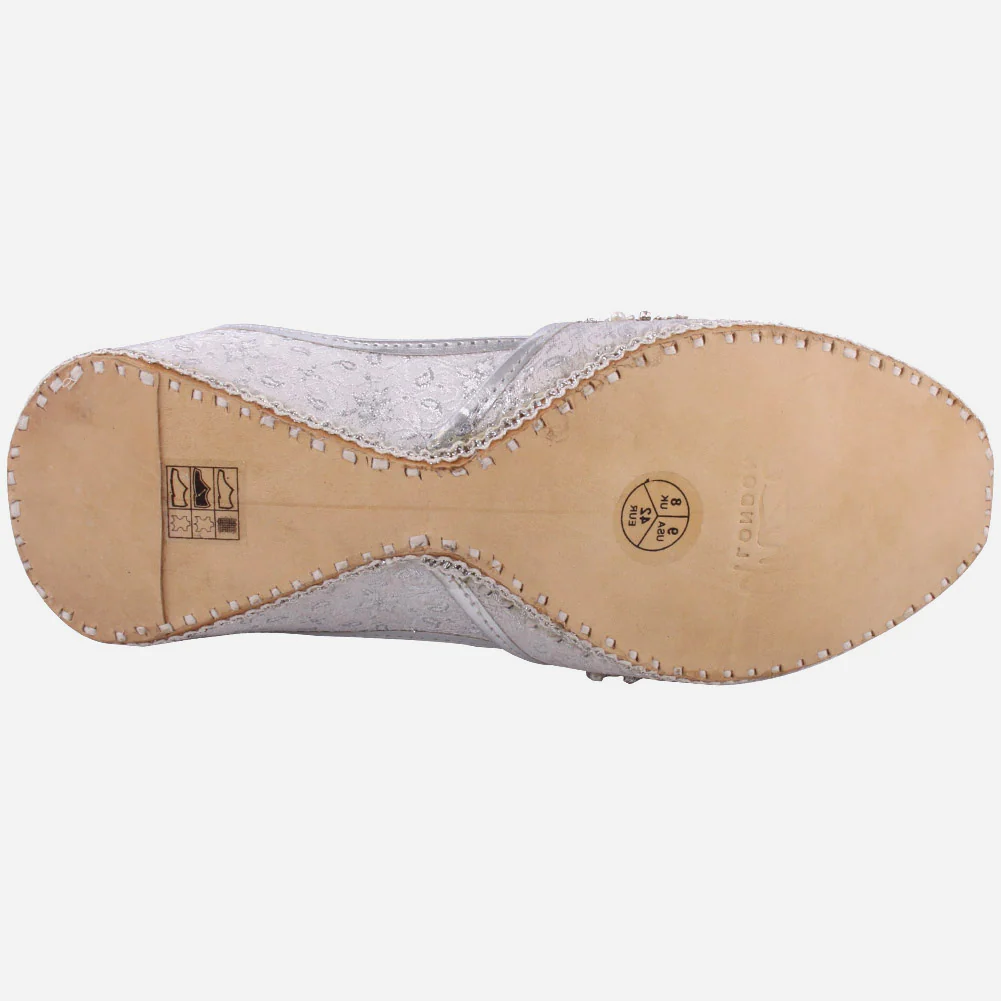 Mens ‘mason’ Adorned Leather Flat Indian Khussa - Image 5