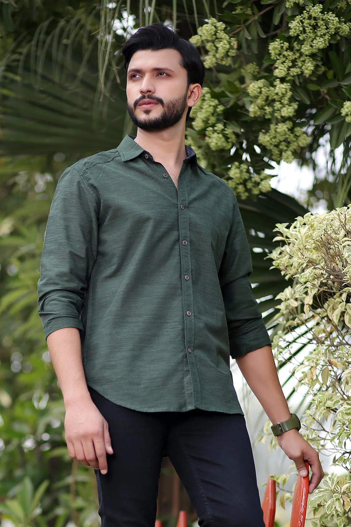 Mens "MASON" Cotton Full Sleeves Casual Shirt - Image 3