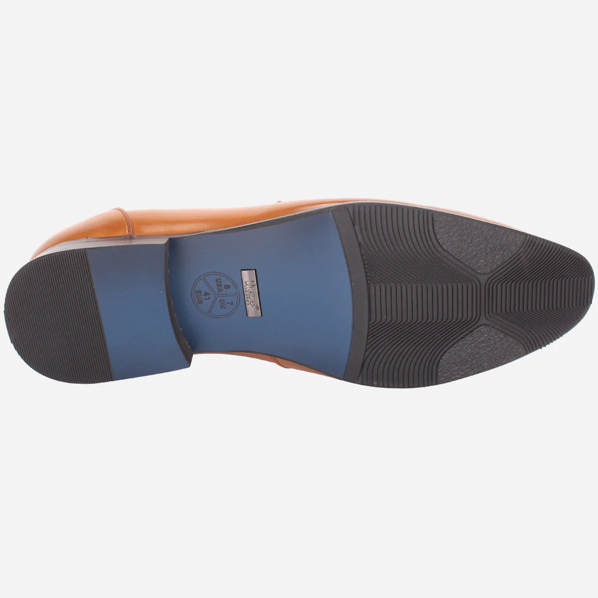 Mens "MAZIMA" Leather Office Formal Slide In Shoes - Image 5