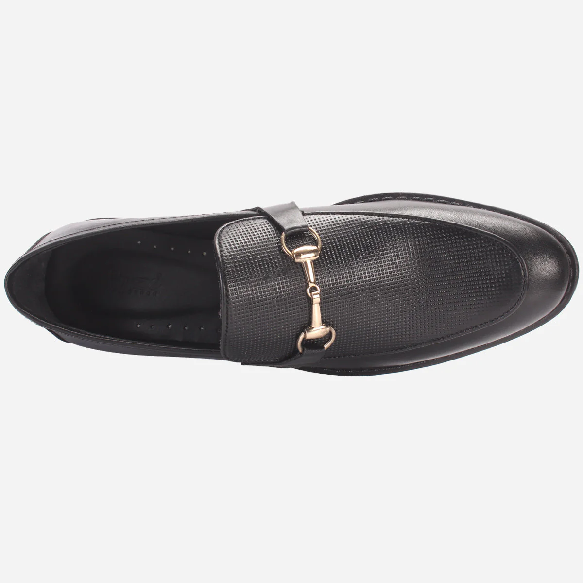 Mens "MEESAM" Leather Formal Slip-on Shoes - Image 4