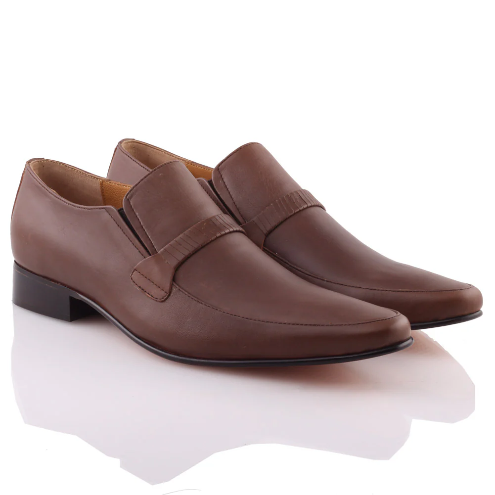 Mens ‘Messio’ Leather Formal Dress Laced Up Shoes - Image 2
