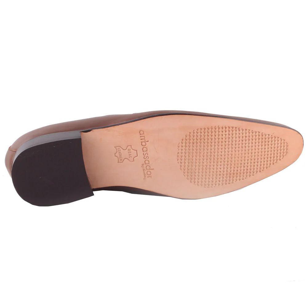 Mens ‘Messio’ Leather Formal Dress Laced Up Shoes - Image 5