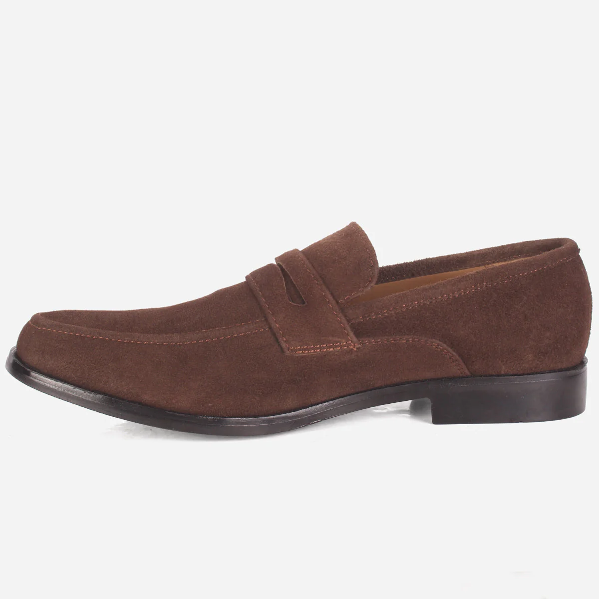 Mens "NAIMAR" Leather Slide In Loafers Shoes - Image 3