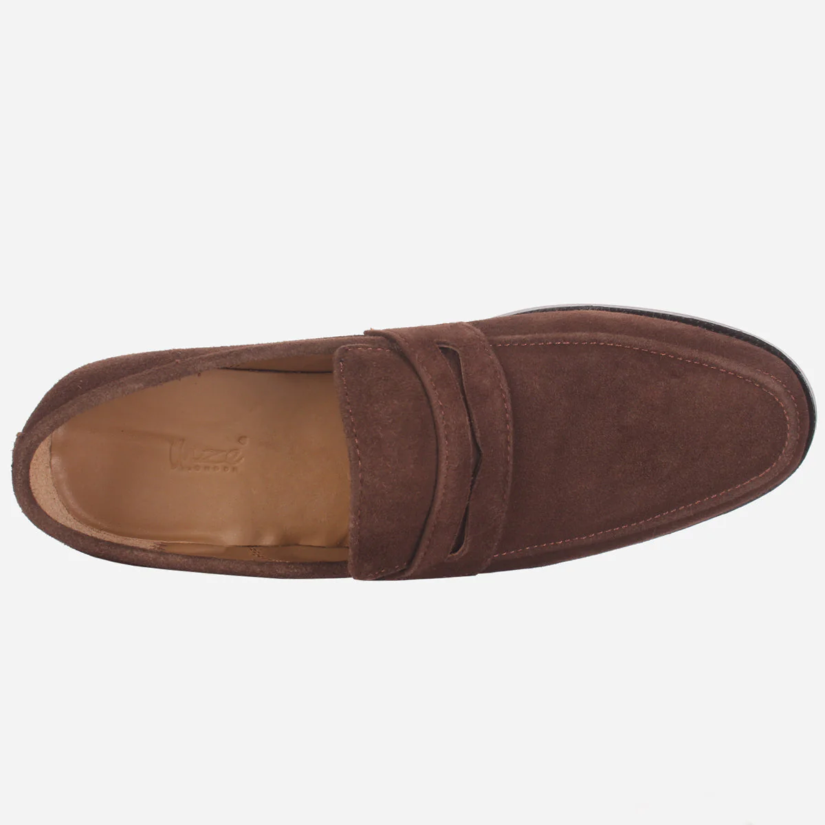 Mens "NAIMAR" Leather Slide In Loafers Shoes - Image 4