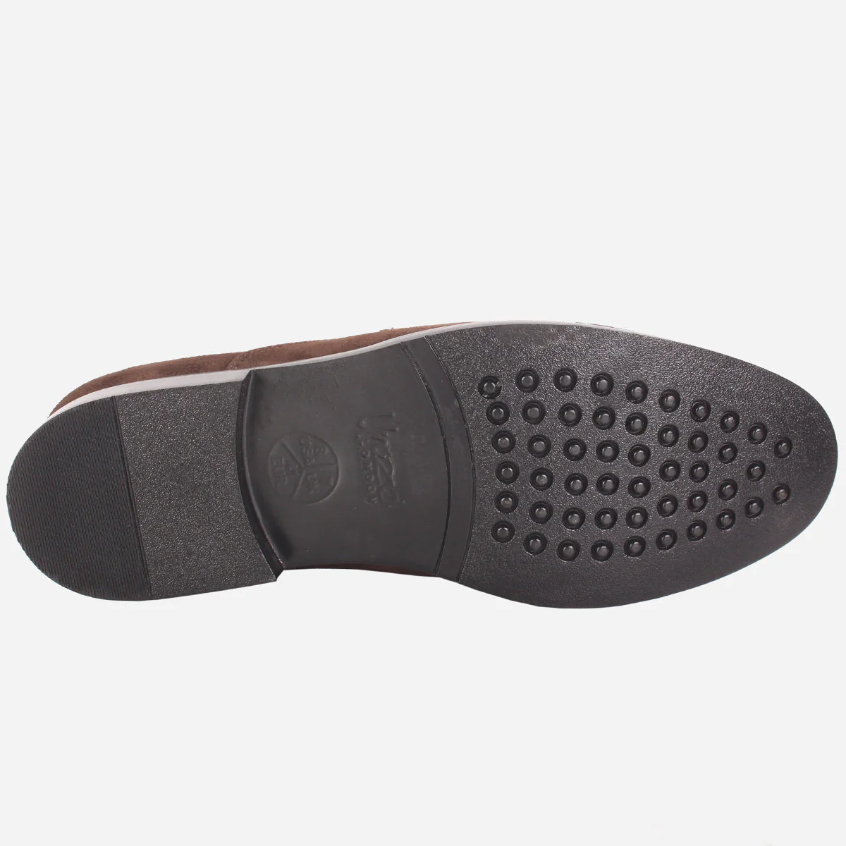 Mens "NAIMAR" Leather Slide In Loafers Shoes - Image 5
