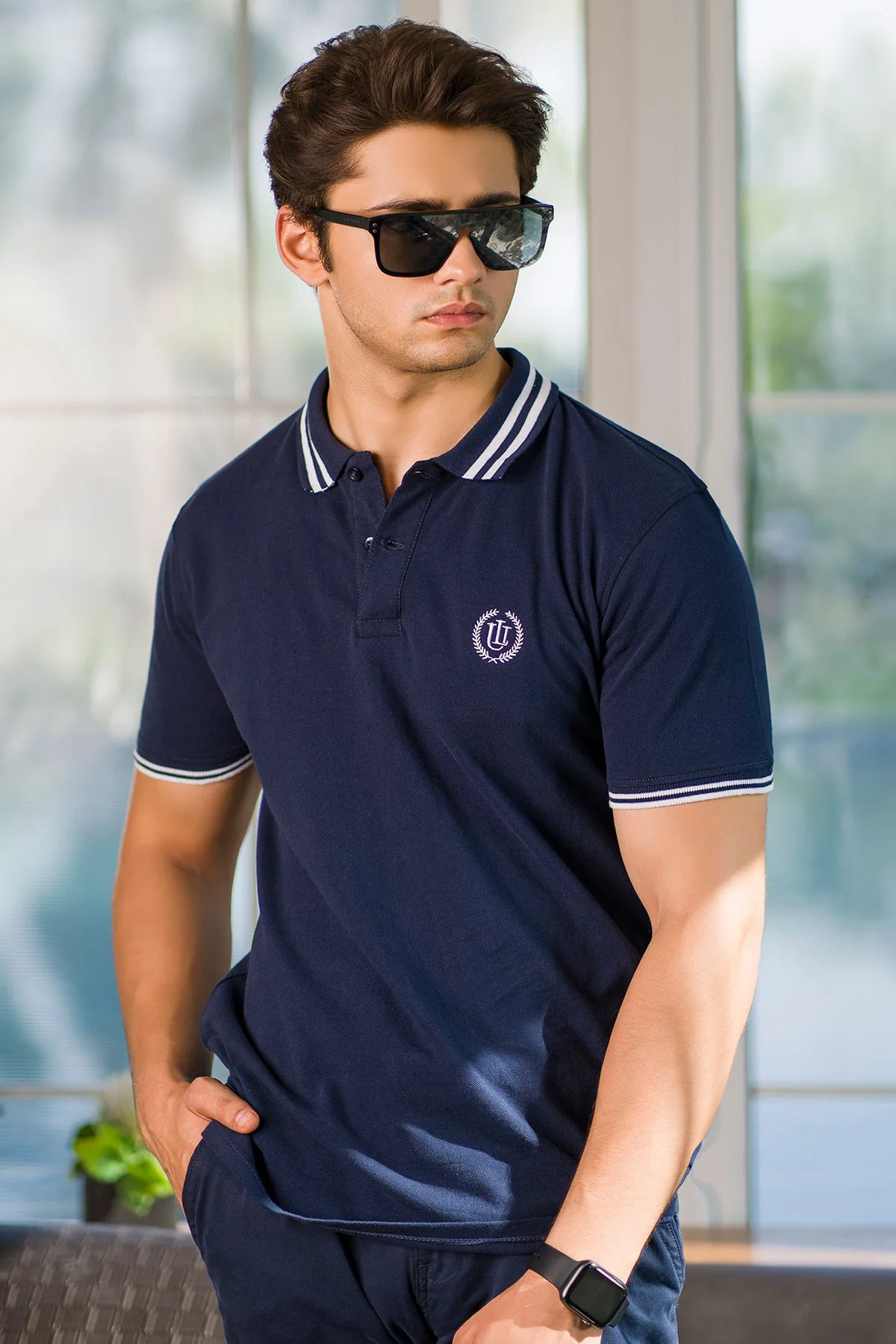 "NAZ" Summer Polo Short Sleeves T-Shirt