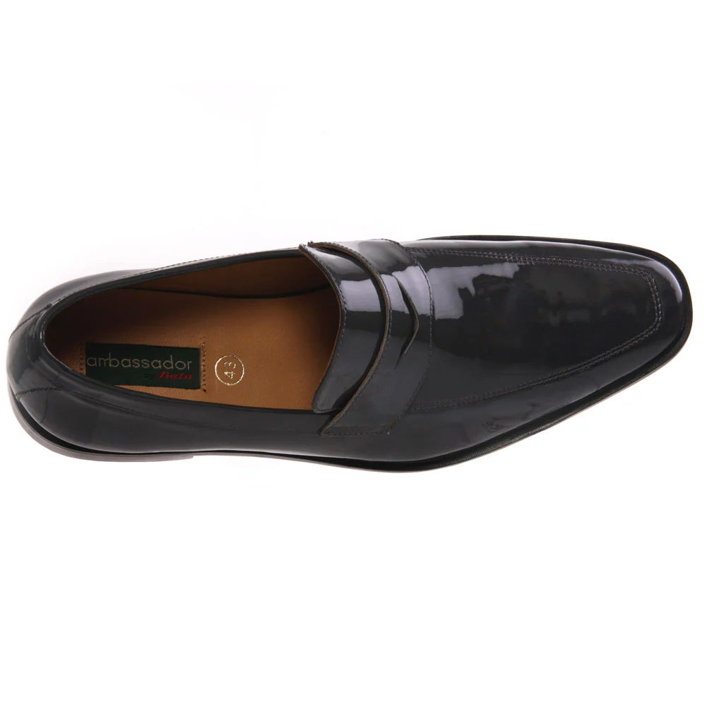 Mens ‘Neil’ Leather Stylish Slipns Derby Shoes - Image 4