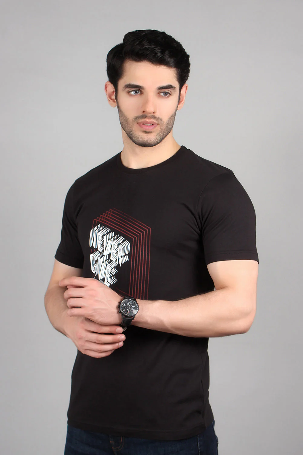 "NOVA" Casual Graphic Crew Neck T-Shirt - Image 2