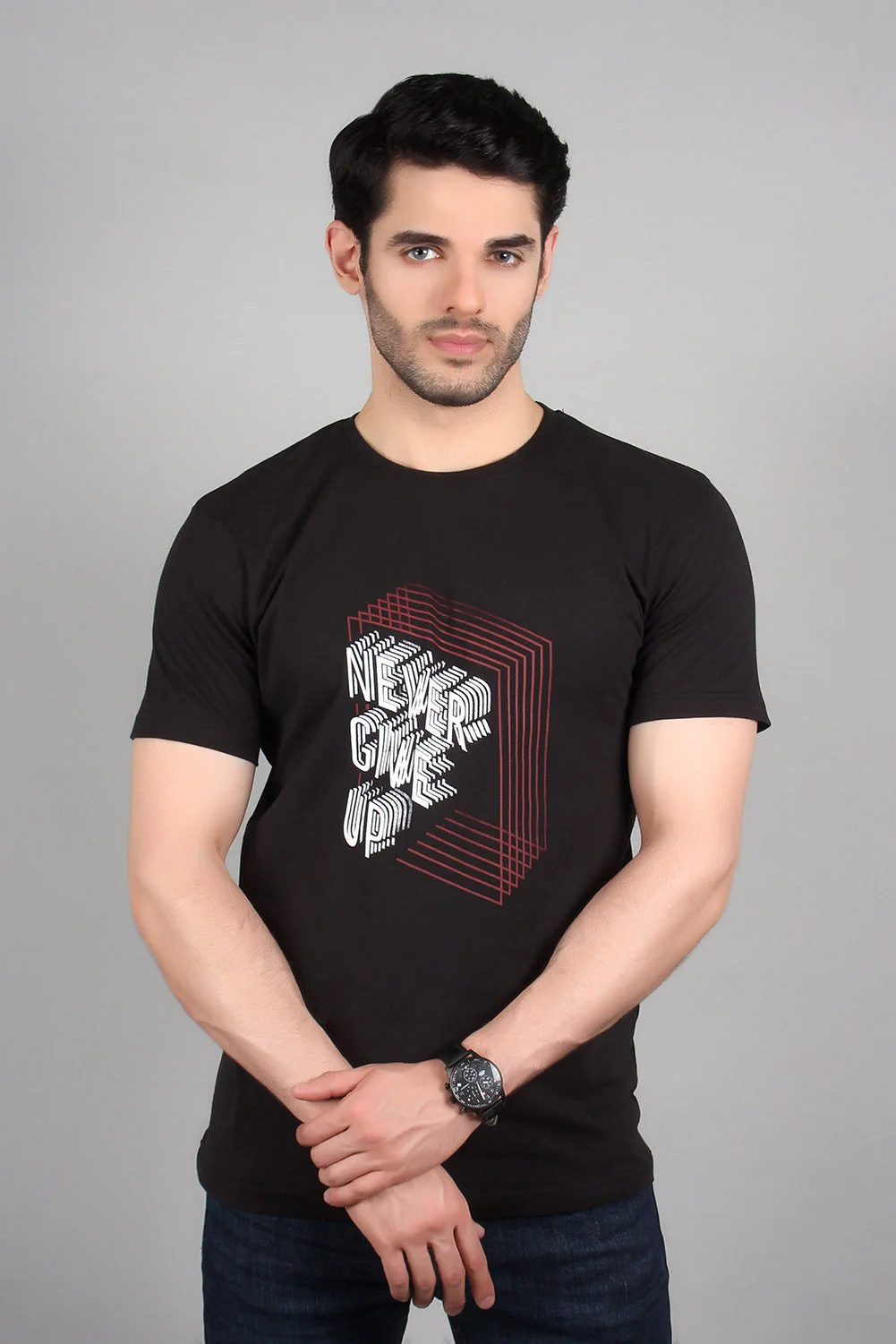 "NOVA" Casual Graphic Crew Neck T-Shirt - Image 4