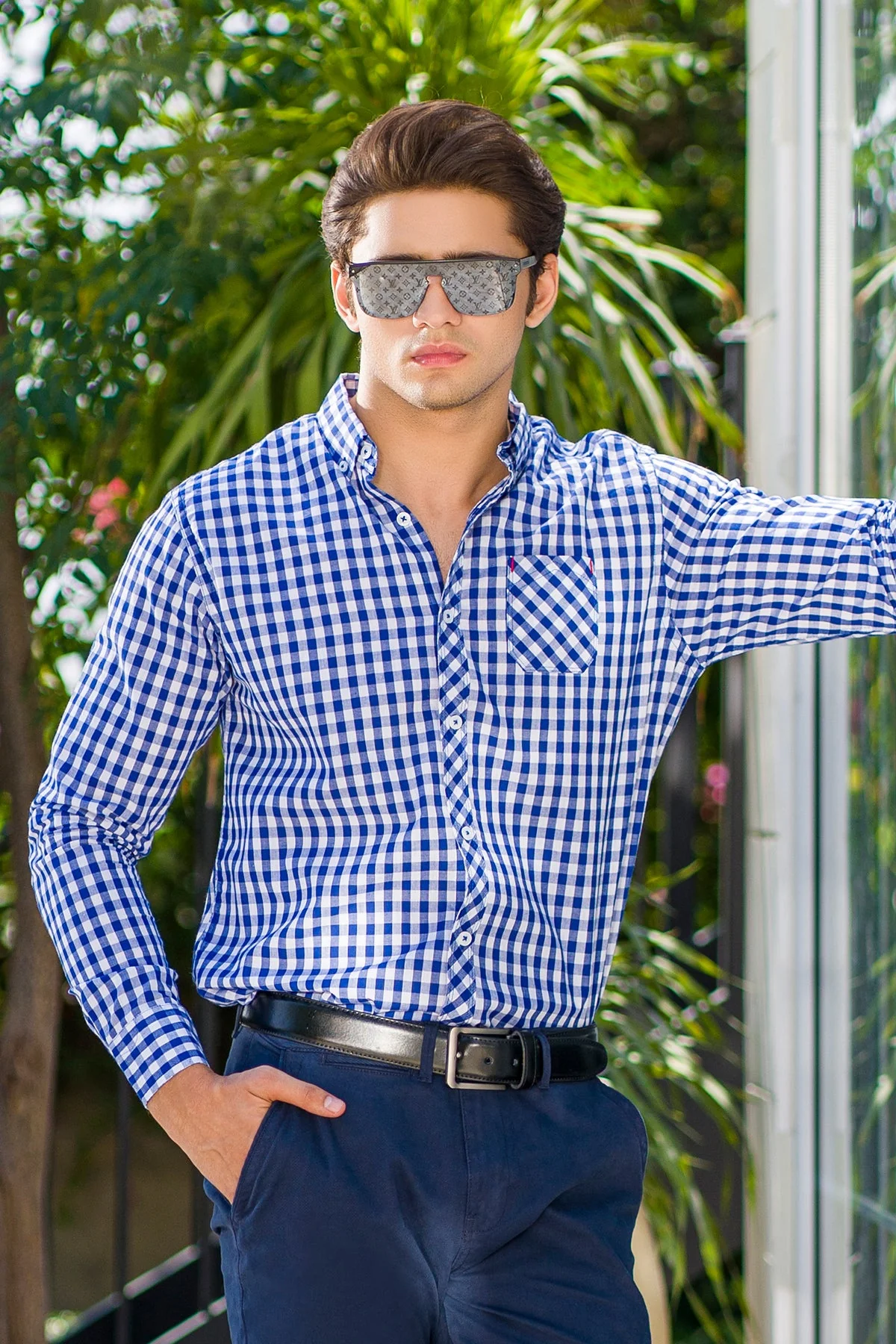 "NUBIA" Checkered Summer Casual Shirt