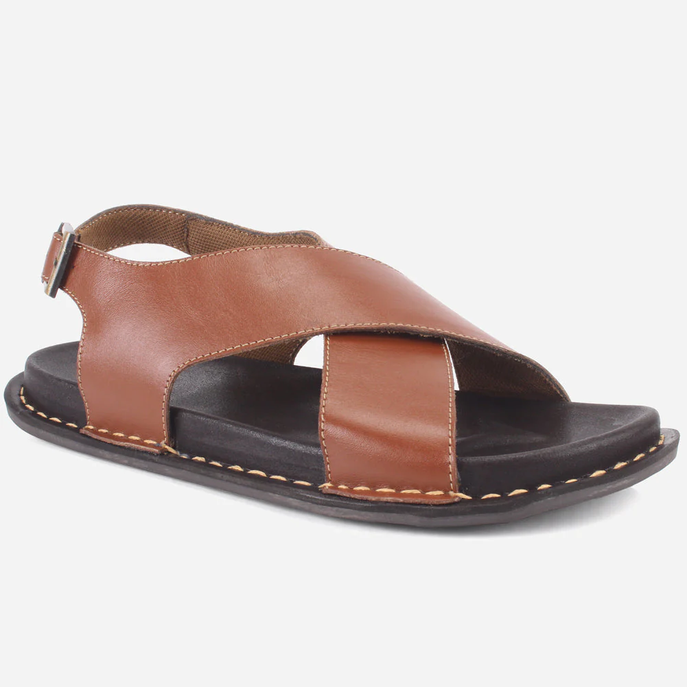 Men's "NYTON" Leather Strappy Summer Sandals