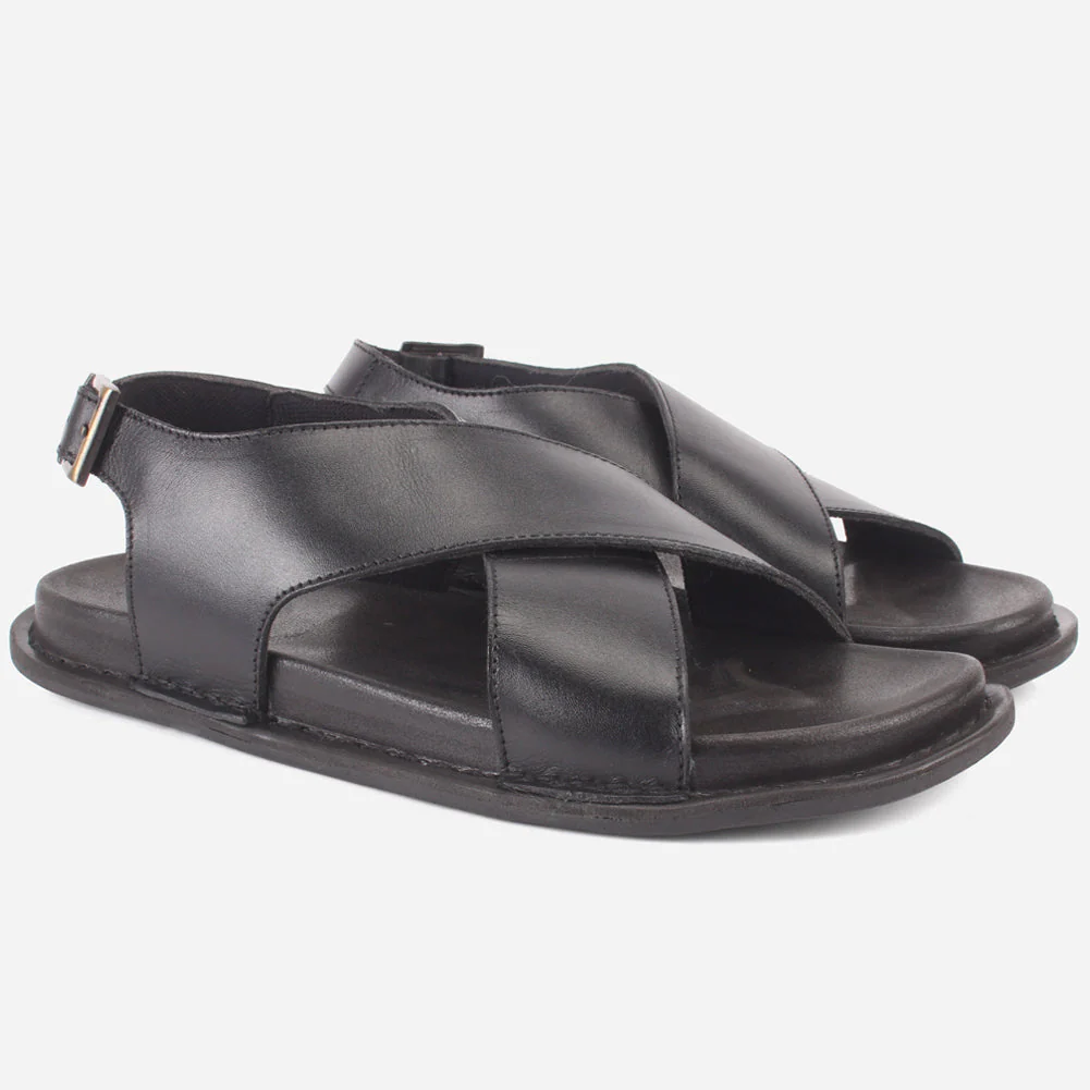 Men's "NYTON" Leather Strappy Summer Sandals - Image 2
