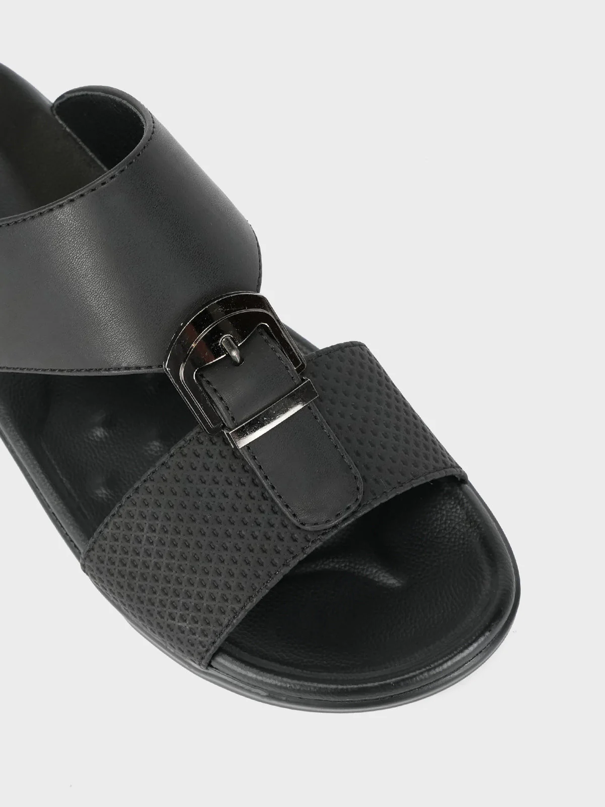Mens "OLEH" Buckled Flat Summer Slippers - Image 4