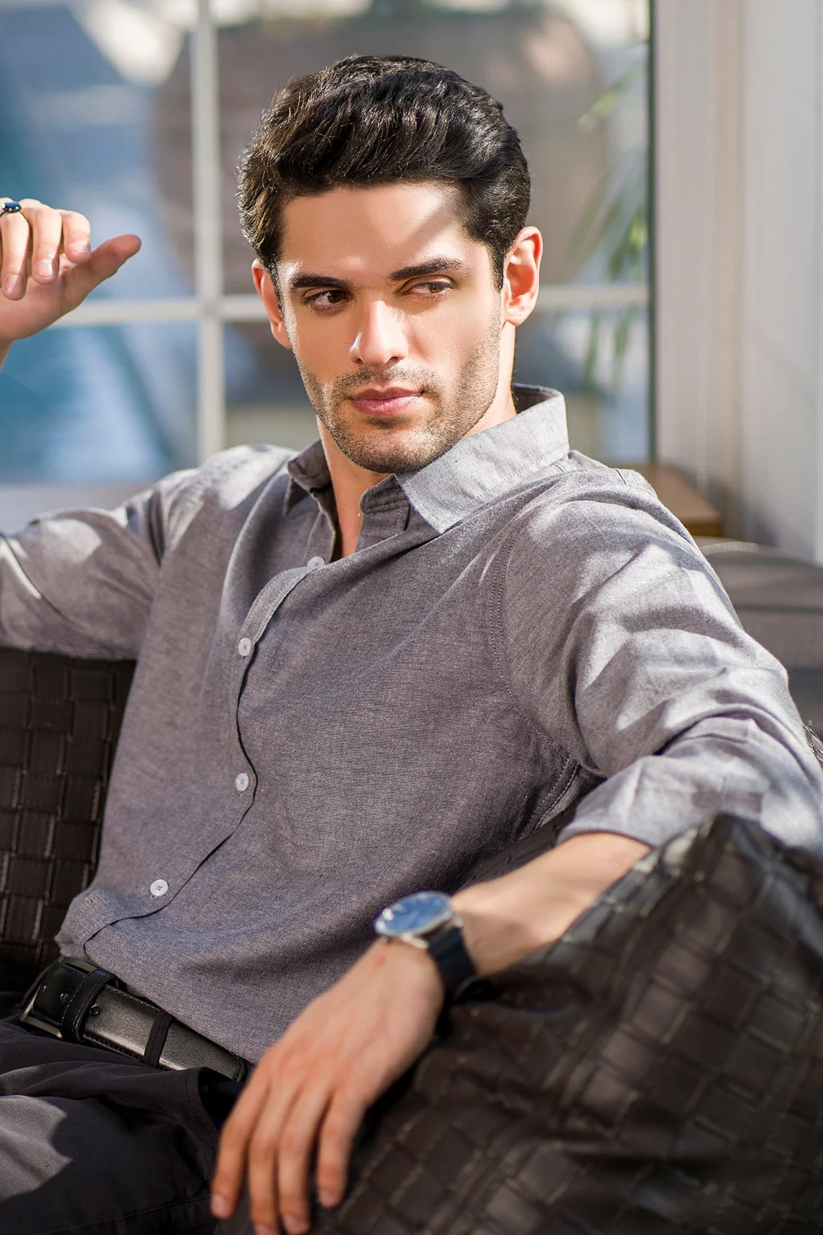 "PILIS" Cotton Regular Fit Casual Shirt - Image 4