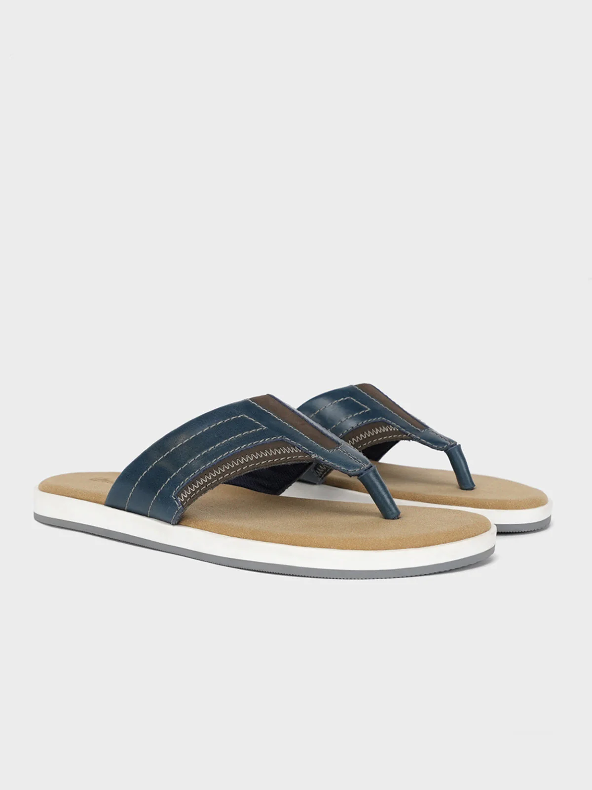 Mens "RAMSEY" Open Toe Comfy Slippers - Image 2