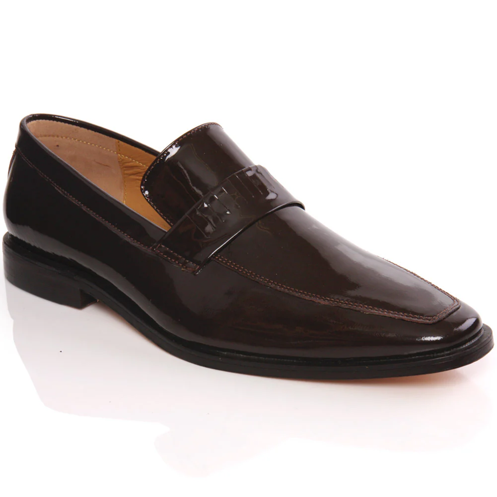 Mens ‘Rassie’ New Fashion Pointy Toe Slip-on Smart Dress Shoes Leather