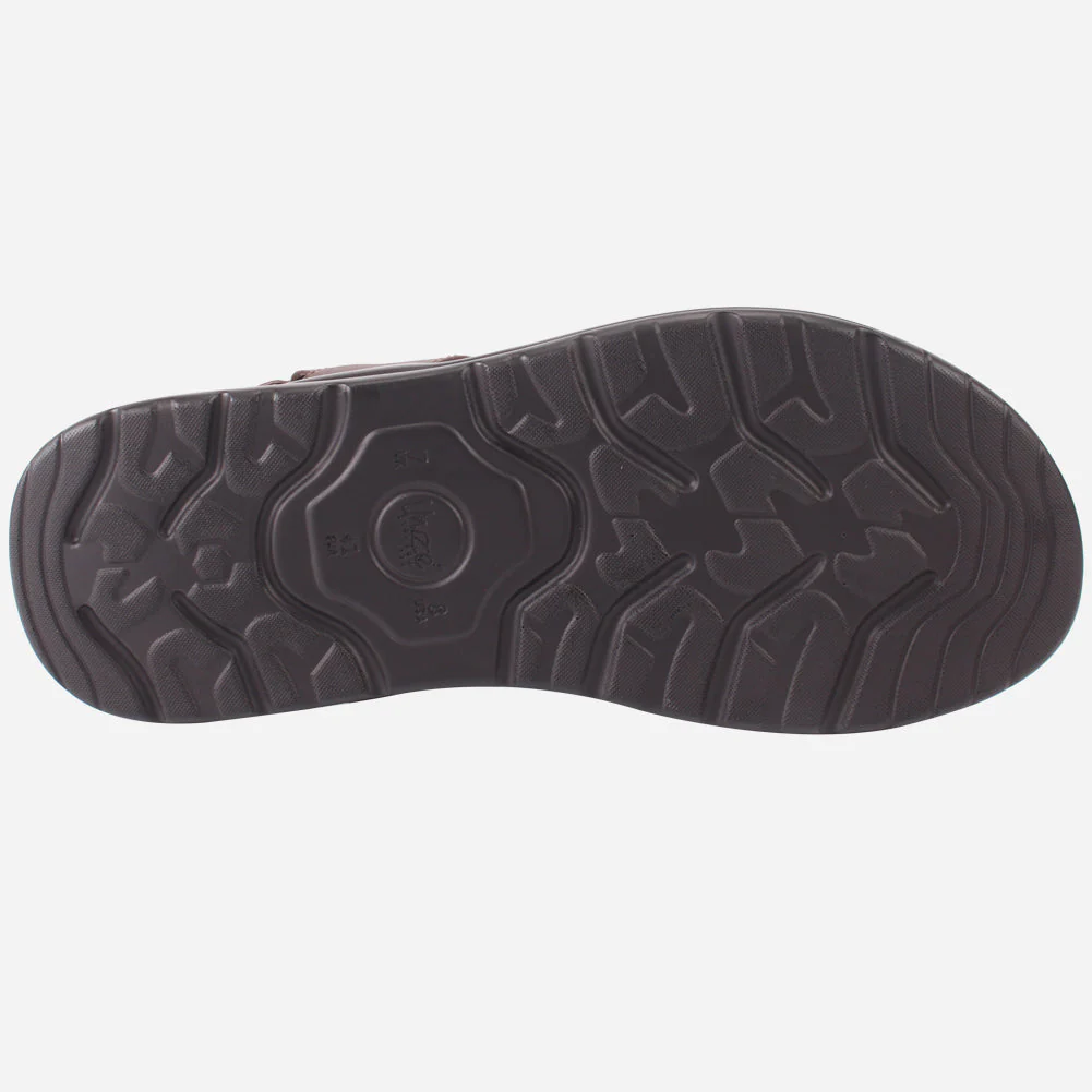 Mens "Rayan" Leather Comfy Casual Sandals - Image 5