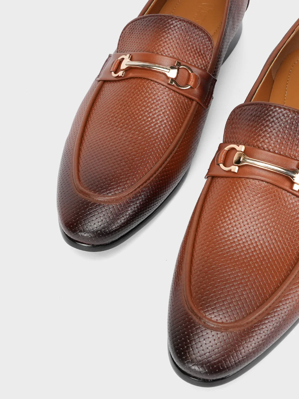 Mens "REGGIE" Stylish Leather Formals - Image 4