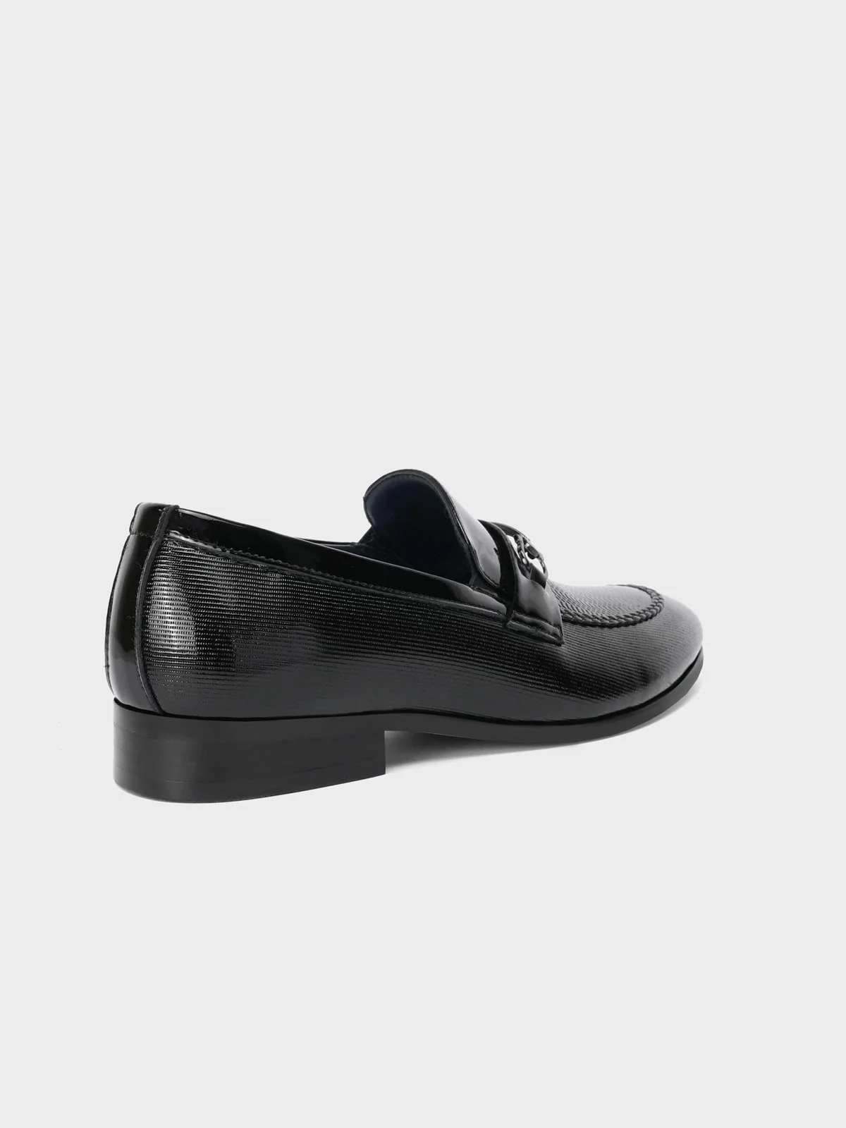 Mens "RIGGS" Textured Leather Formal Dress Shoes - Image 5