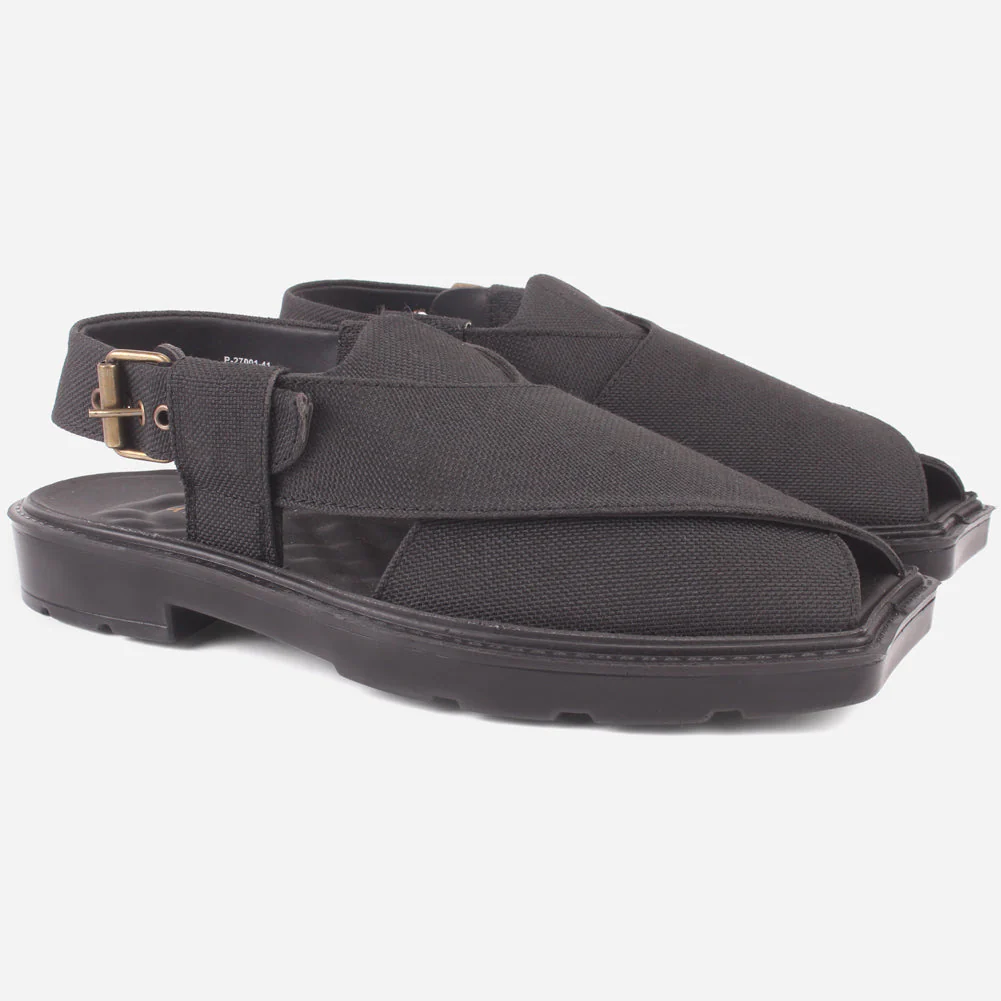 Men's "SIDIQ" Leather Flat Peshawari Sandals - Image 2