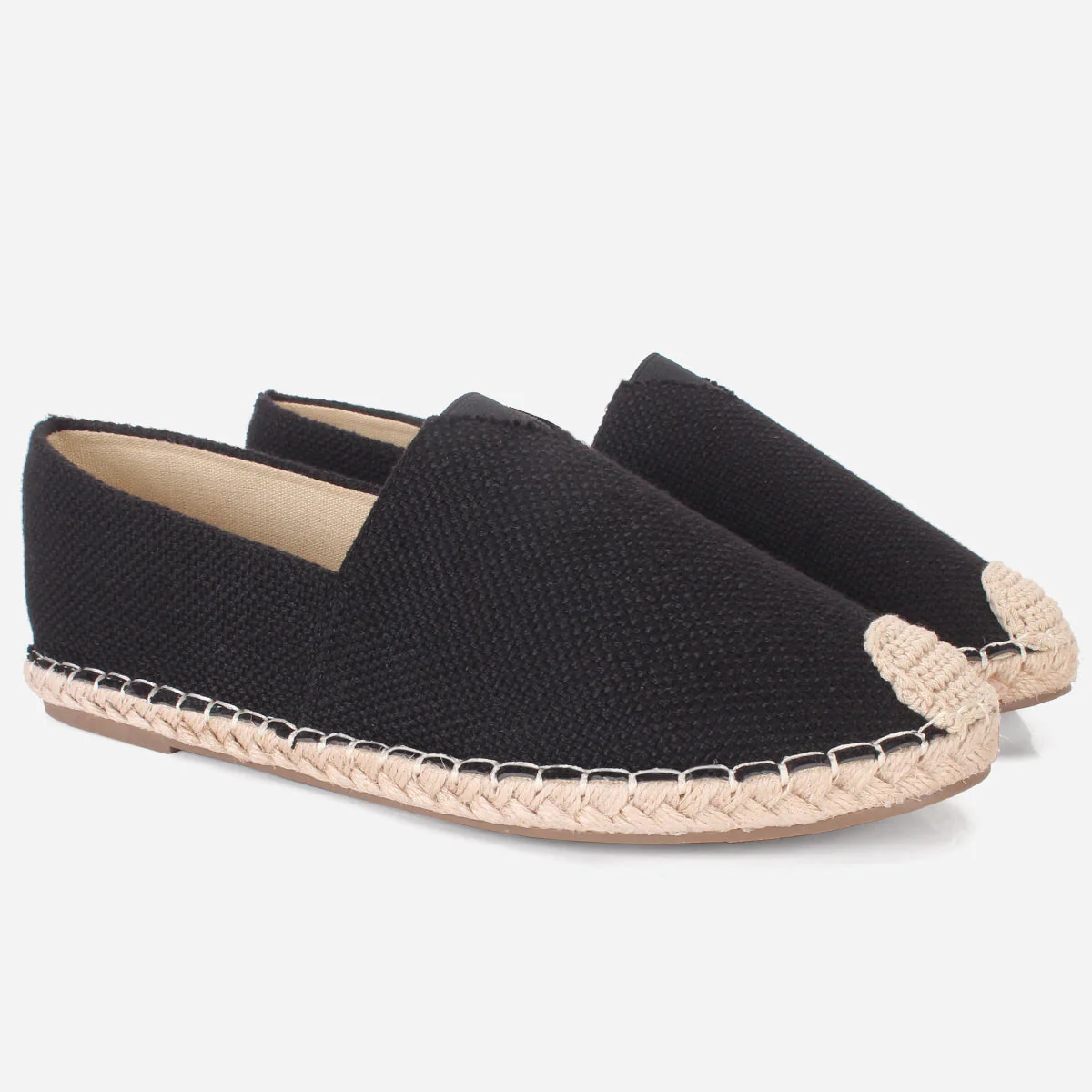 Mens "SIDON" Canvas Flat Espadrille Shoes - Image 2