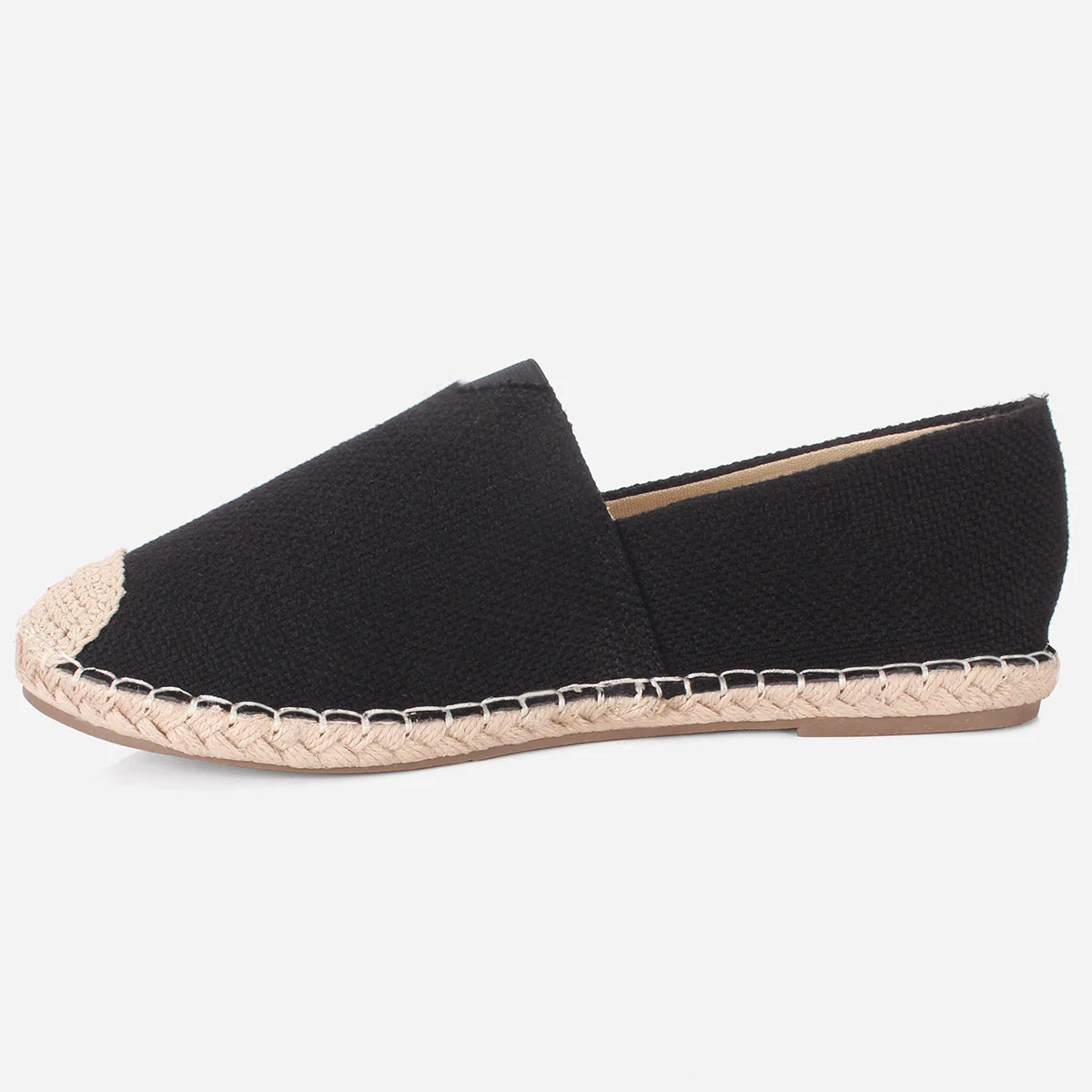 Mens "SIDON" Canvas Flat Espadrille Shoes - Image 3