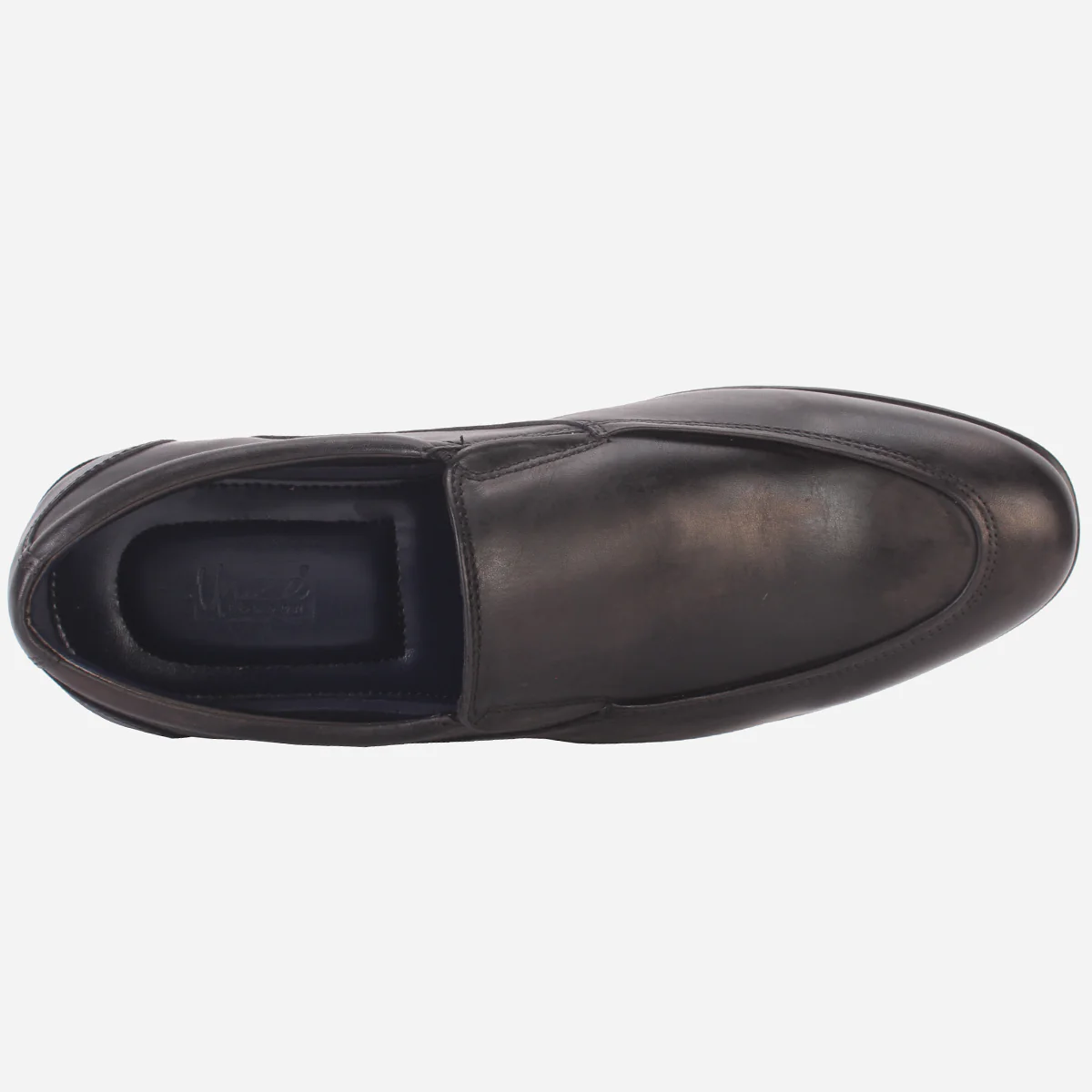 Mens "SIKEEM" Leather Formal Slip-on Shoes - Image 4
