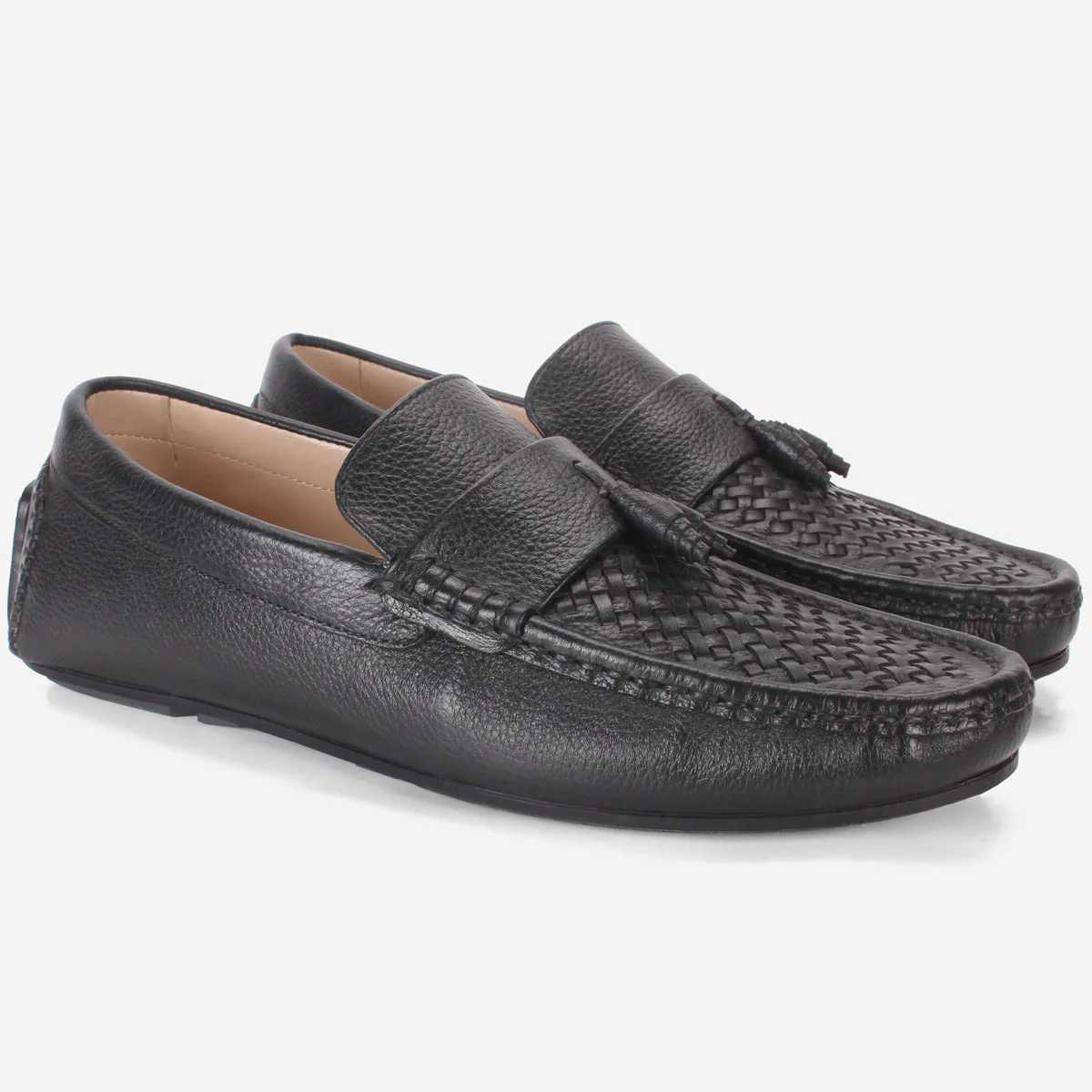 Men's "TAYLYER" Leather Slip On Moccasins Shoes - Image 2