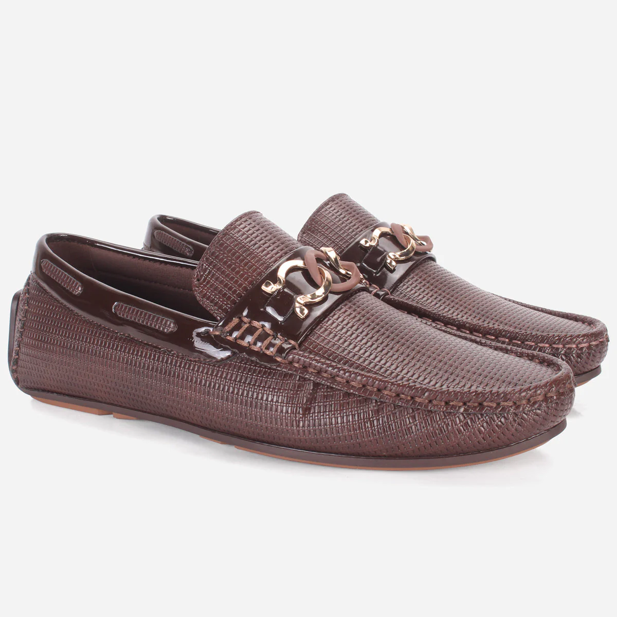 Mens "TEMAN" Comfort Slip On Moccasins - Image 2