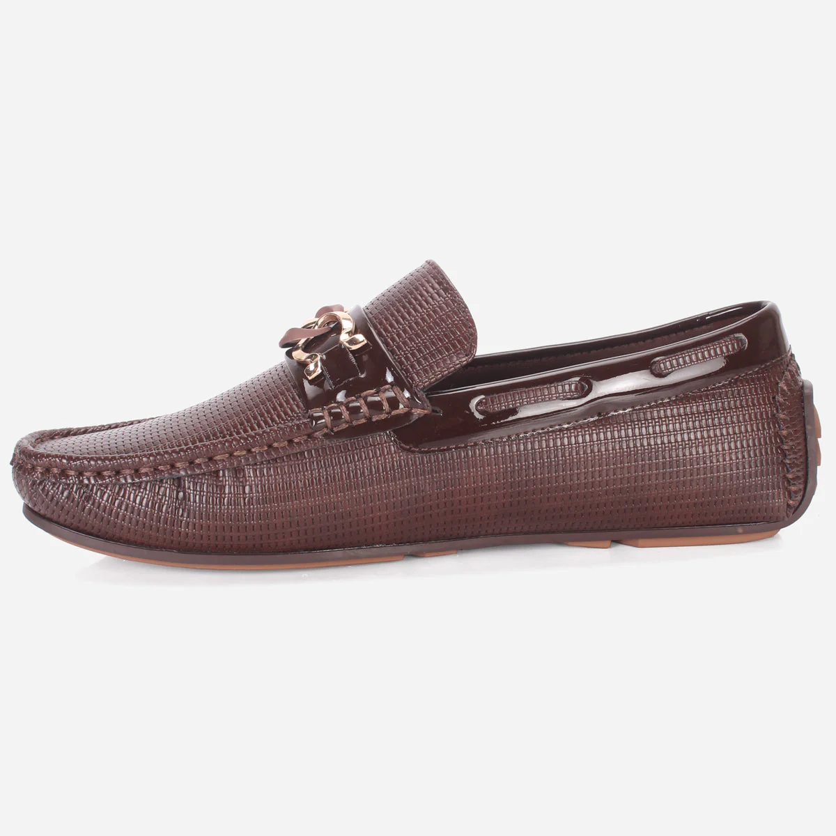 Mens "TEMAN" Comfort Slip On Moccasins - Image 3