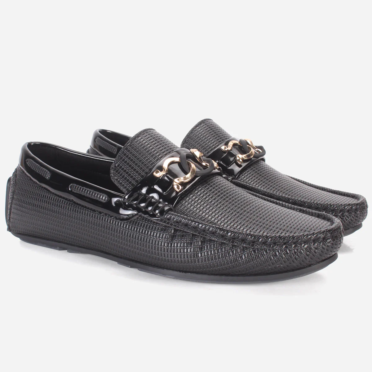 Mens "TEMAN" Comfort Slip On Moccasins - Image 2