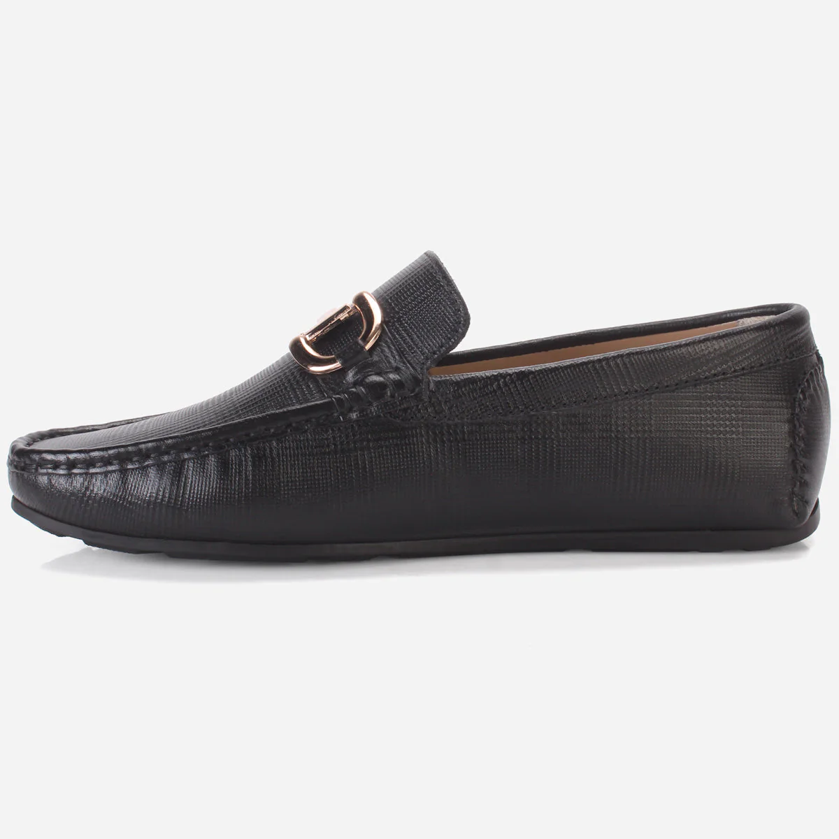 Men's "VERIX" Leather Buckled Moccasins Shoes - Image 3