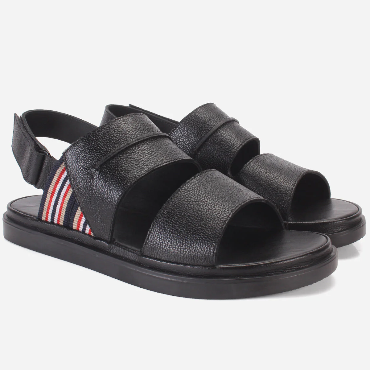 Mens "VIONIK" Leather Casual Sandals - Image 2