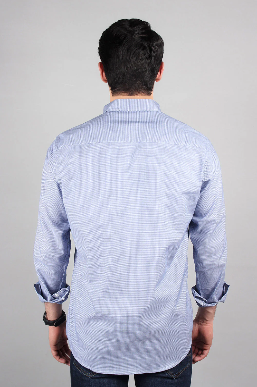Men's "XAVIER" Checkered Casual Cotton Shirt - Image 5