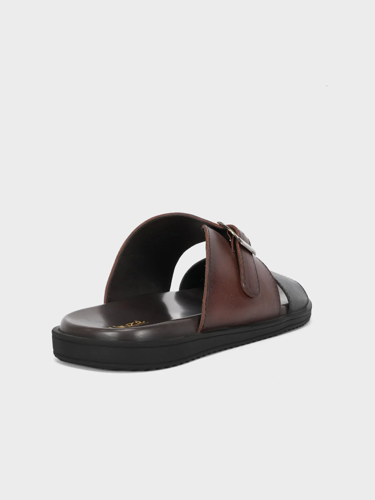 Mens "YANNICK" Casual Leather Slippers - Image 3
