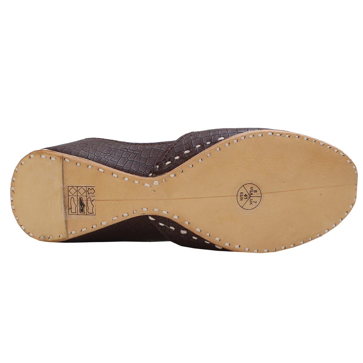 Mens "YELE" Handmade Leather Khussa - Image 5
