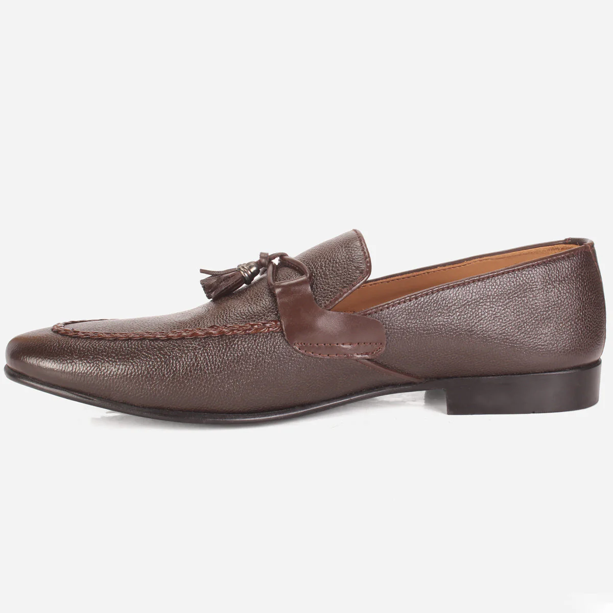 Mens "ZILIA" Leather Tassels Detailing Leather Shoes - Image 3