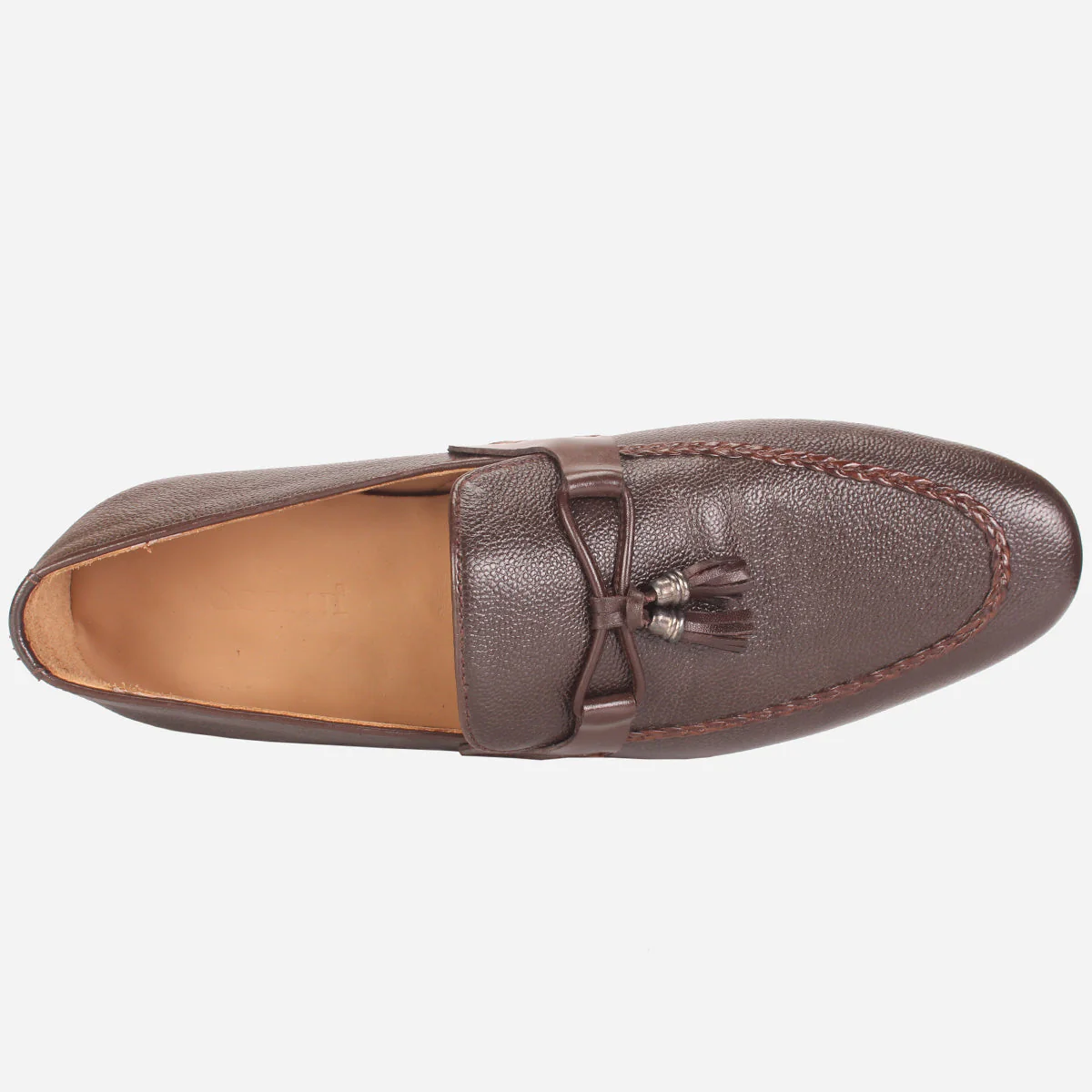 Mens "ZILIA" Leather Tassels Detailing Leather Shoes - Image 4